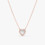 rose gold heart choker jewellery