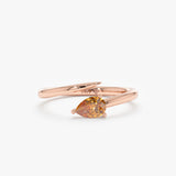 Citrine Wrap Ring, Yue