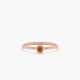 rose gold citrine band