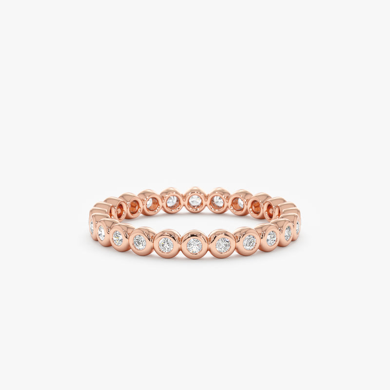 rose gold april birthstone gift ring