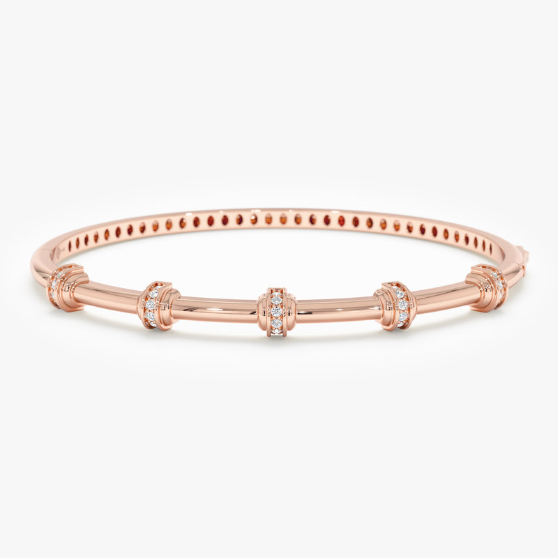 Lab Diamond Accent Bangle, Taissa