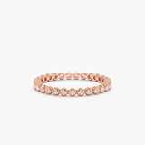 Rose Gold Diamond Eternity Ring