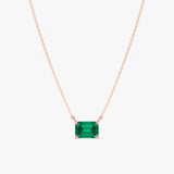 Octagon Emerald Necklace, Lexa