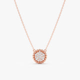 Beaded Diamond Necklace, Mei