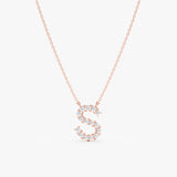 Lab Grown Diamond Initial Necklace, Anouk