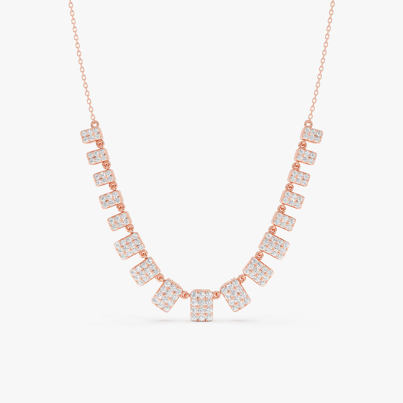 Pavé Diamond Collar Necklace, Zorya