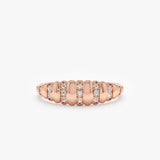 rose gold dome ring