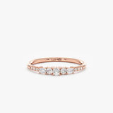 rose gold minimalistic ring