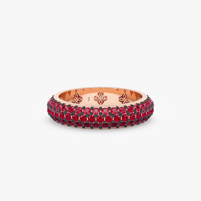 Ruby Pave Dome Ring, Gem
