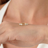 Round Diamond Open Cuff Ring, Irae