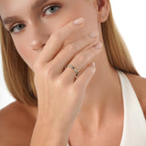 Ombre Blue Sapphire Eternity Ring, Azaria