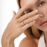 Ombre Blue Sapphire Eternity Ring, Azaria