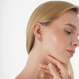 Mini Clover Lab Grown Diamond Studs, Caelivora