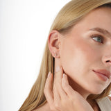 Lab Grown Diamond Clover Stud Earrings, Nyrielle