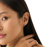 Lapis Lazuli & Carnelian Huggies, Cressida