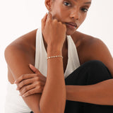 Mixed Shape Lab Grown Diamond Bracelet, Thiora