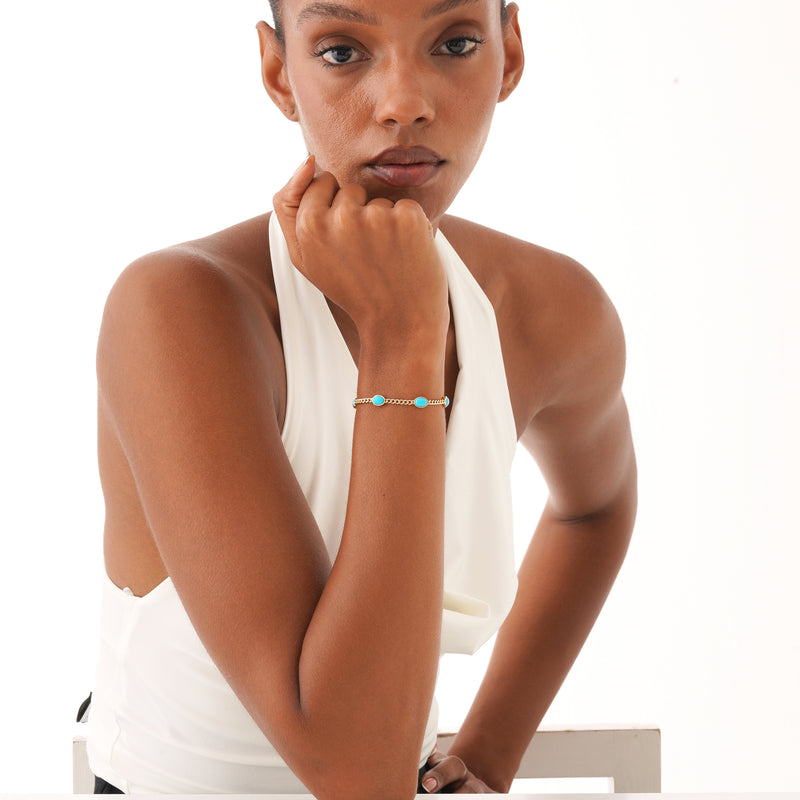 Turquoise Station Bracelet, Serelith