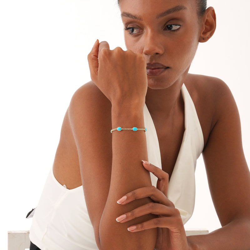 Turquoise Station Bracelet, Serelith