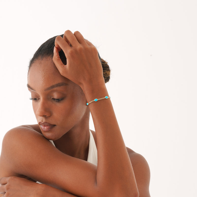 Turquoise Station Bracelet, Serelith