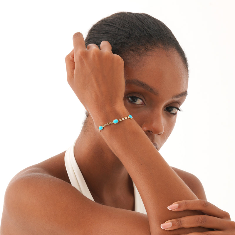 Turquoise Station Bracelet, Serelith