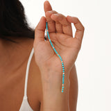 Turquoise and Lab Diamond Tennis Bracelet, Yelaina
