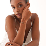 Lab Grown Diamond and Emerald Bracelet, Vaelisse