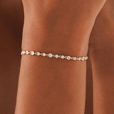 Graduated Lab Grown Diamond Tennis Bracelet, Vaelin