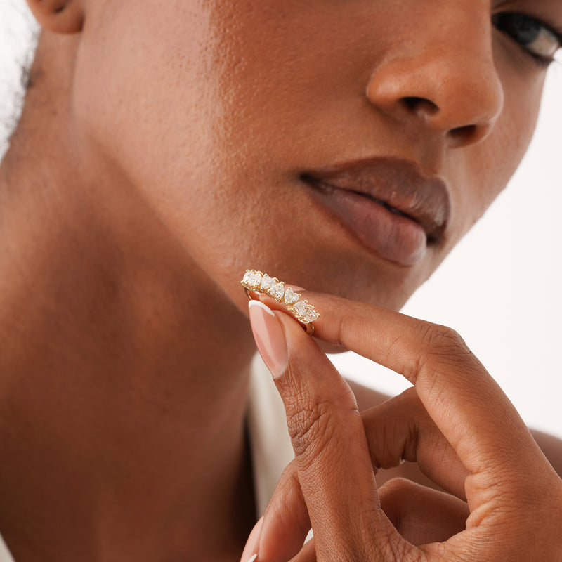 Heart Cut Lab Grown Diamond Ring, Zirelle