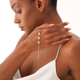 Triple Mother of Pearl Heart Bracelet, Nireth