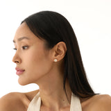 Lab Grown Diamond Halo Stud Earrings, Xylina