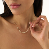 Pavé Diamond Collar Necklace, Zorya