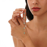 Petite Turquoise Flower Bracelet, Soralyth