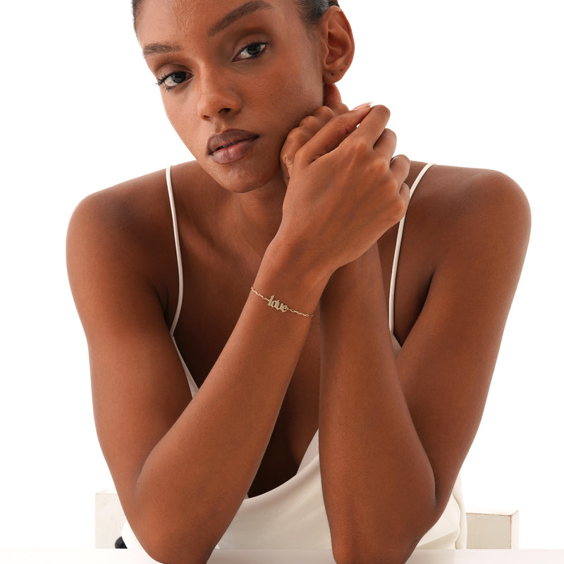 Old English Love Bracelet, Azirelle