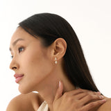 Mixed Cut Lab Grown Diamond Drop Earrings, Zephina