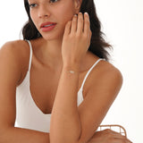 Pave Diamond Chai Bracelet, Ilyra