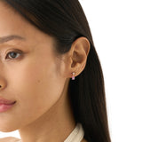 Pink Sapphire & Natural Diamond Drop Earrings, Ivara