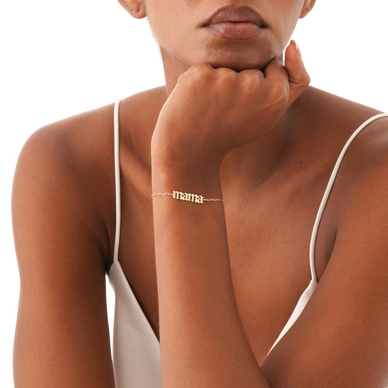Old English Mama Bracelet, Lorenae
