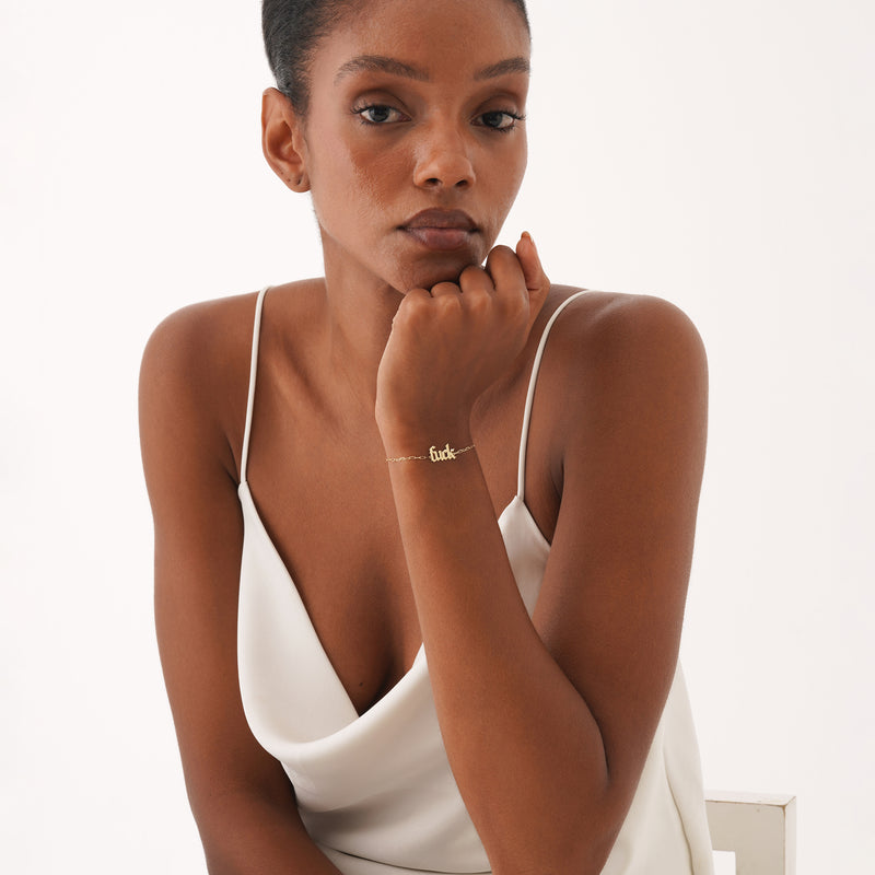 Old English Fuck Bracelet, Ysolaine