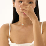 Turquoise Star of David Necklace, Ysolina