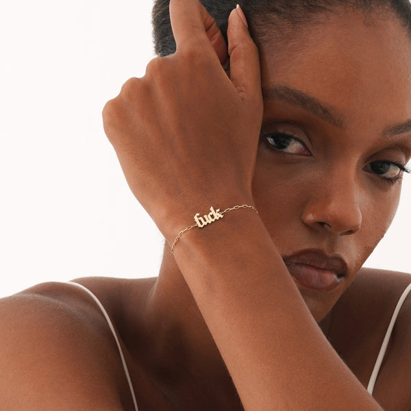 Old English Fuck Bracelet, Ysolaine