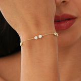 Heart Shape Diamond Bracelet, Virelai