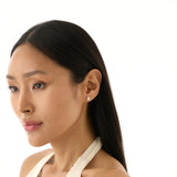 Emerald Cut Lab Grown Diamond Earrings, Altheira