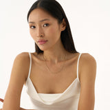 Gold Bar Link Chain Necklace, Unisex Gift, Arianwen