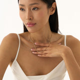 Gold Bar Link Chain Necklace, Unisex Gift, Arianwen