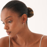 Lab Grown Diamond Spike Earrings, Maevina