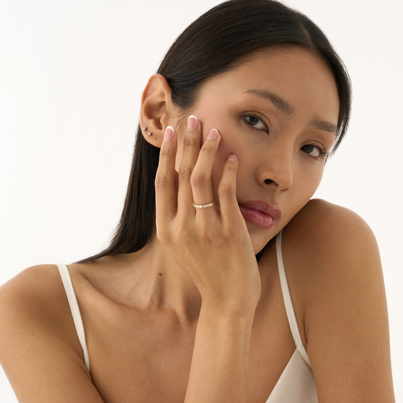 Baguette Lab Grown Diamond Ring, Olivienne