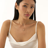 Vintage Inspired Pear Tourmaline Necklace, Naenia