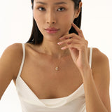 Vintage Inspired Pear Tourmaline Necklace, Naenia