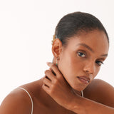 Lab Grown Emerald and Diamond Drop Earrings, Elarithia