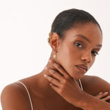 Diamond Heart Drop Earrings, Alisson